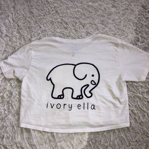 White Ivory Ella Crop Top